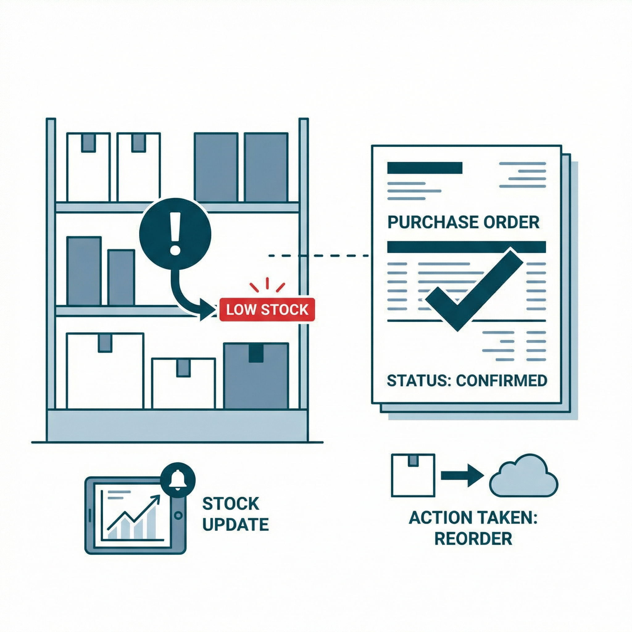 We help you stay on top of stock